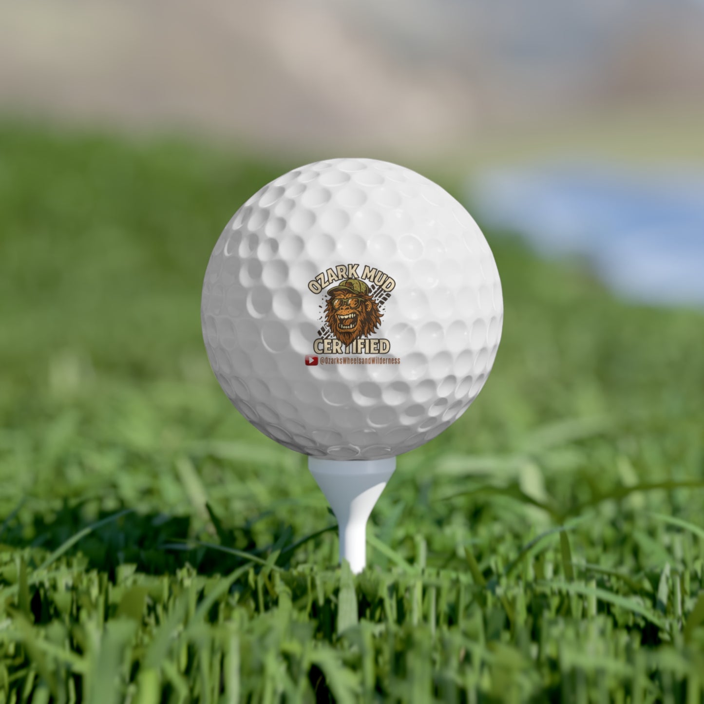 Ozark Mud Certified Golf Balls, 6pcs
