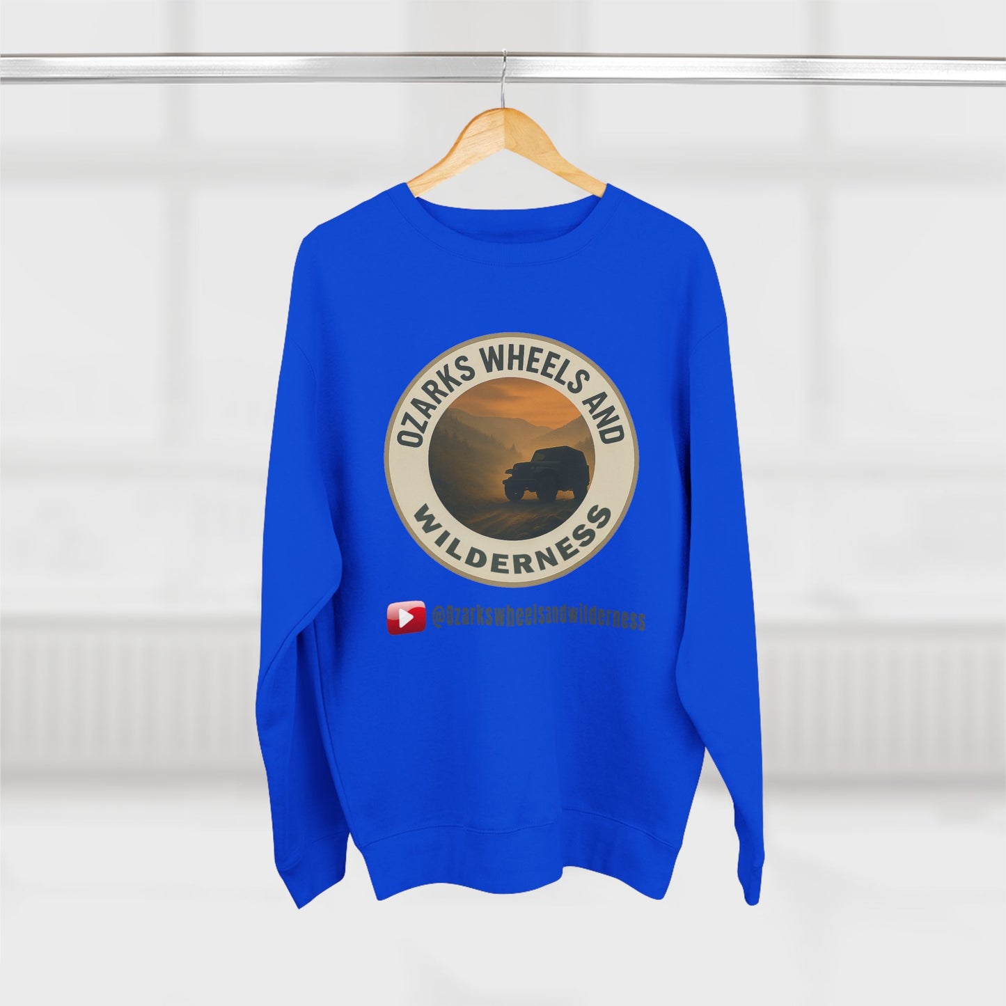 Ozarks Wheels and Wilderness Unisex Crewneck Sweatshirt | Adventure Apparel, Outdoorsy Gift, Cozy Layer, Nature Lover's Hoodie, Unique [...]