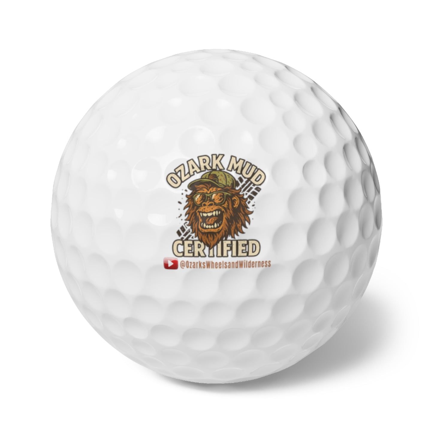 Ozark Mud Certified Golf Balls, 6pcs