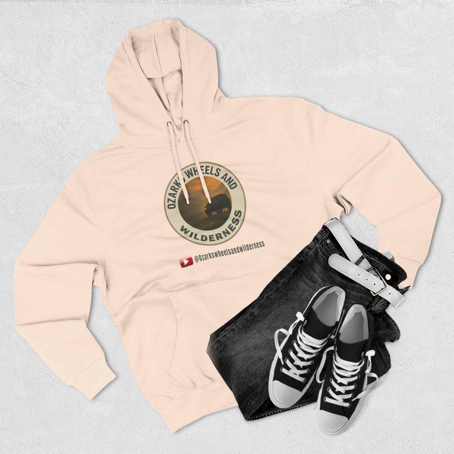 Ozarks Adventure Hoodie-Inspired Fleece Hoodie, Cozy Sweatshirt for Outdoor Lovers, Perfect Hiking Gift, Nature Vibes Hoodie, Wilderness Explorers Apparel