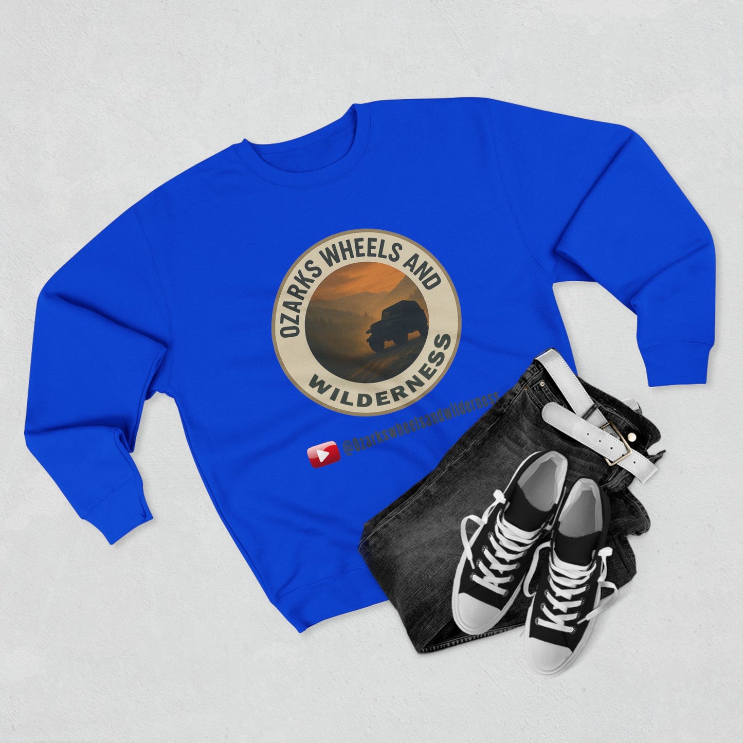 Ozarks Wheels and Wilderness Unisex Crewneck Sweatshirt | Adventure Apparel, Outdoorsy Gift, Cozy Layer, Nature Lover's Hoodie, Unique [...]