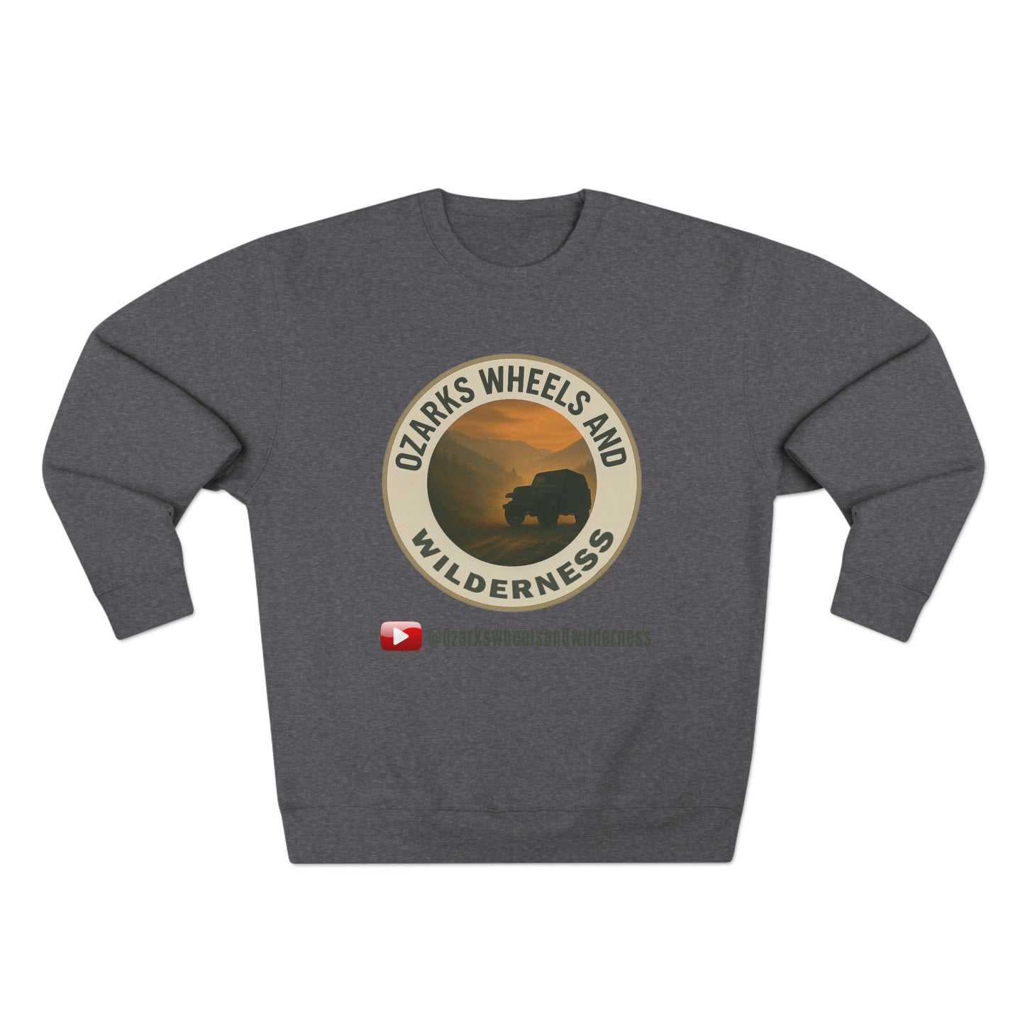 Ozarks Wheels and Wilderness Unisex Crewneck Sweatshirt | Adventure Apparel, Outdoorsy Gift, Cozy Layer, Nature Lover's Hoodie, Unique [...]