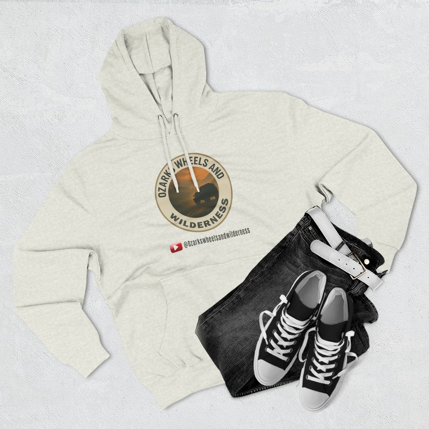 Ozarks Adventure Hoodie-Inspired Fleece Hoodie, Cozy Sweatshirt for Outdoor Lovers, Perfect Hiking Gift, Nature Vibes Hoodie, Wilderness Explorers Apparel
