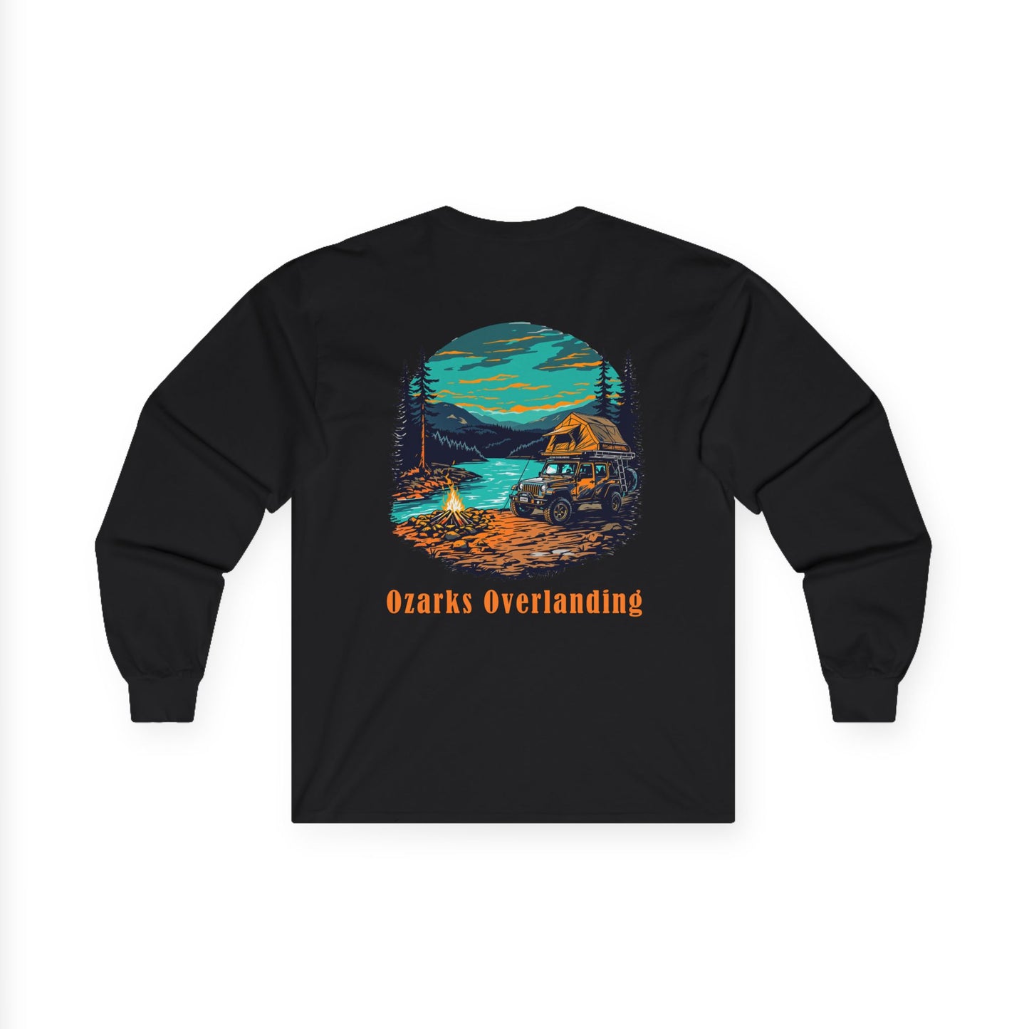 Ozarks Overlanding Long Sleeve Tee | Outdoor Adventure Shirt | Gift for Nature Lovers | Camping Apparel | Travel Tee | Unisex Long Sleeve