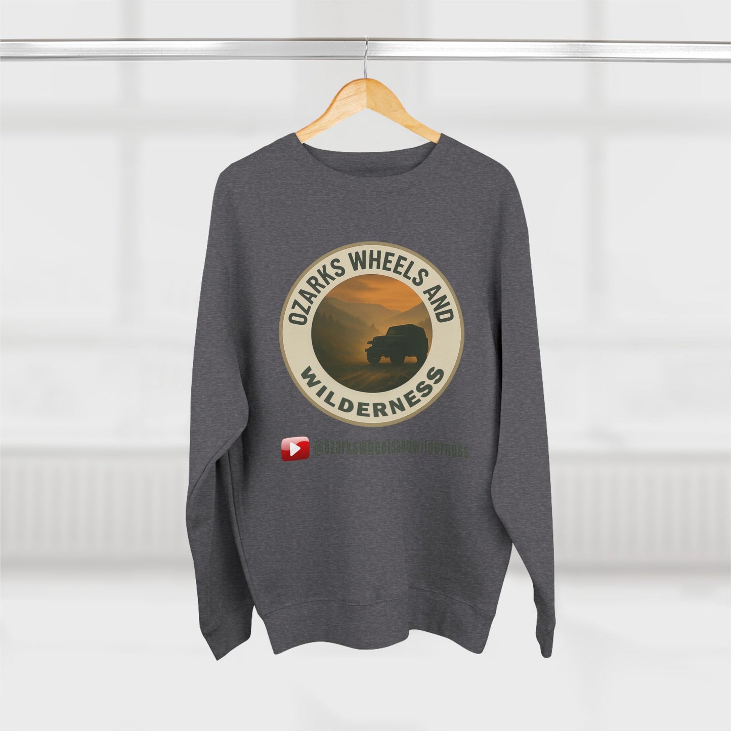 Ozarks Wheels and Wilderness Unisex Crewneck Sweatshirt | Adventure Apparel, Outdoorsy Gift, Cozy Layer, Nature Lover's Hoodie, Unique [...]