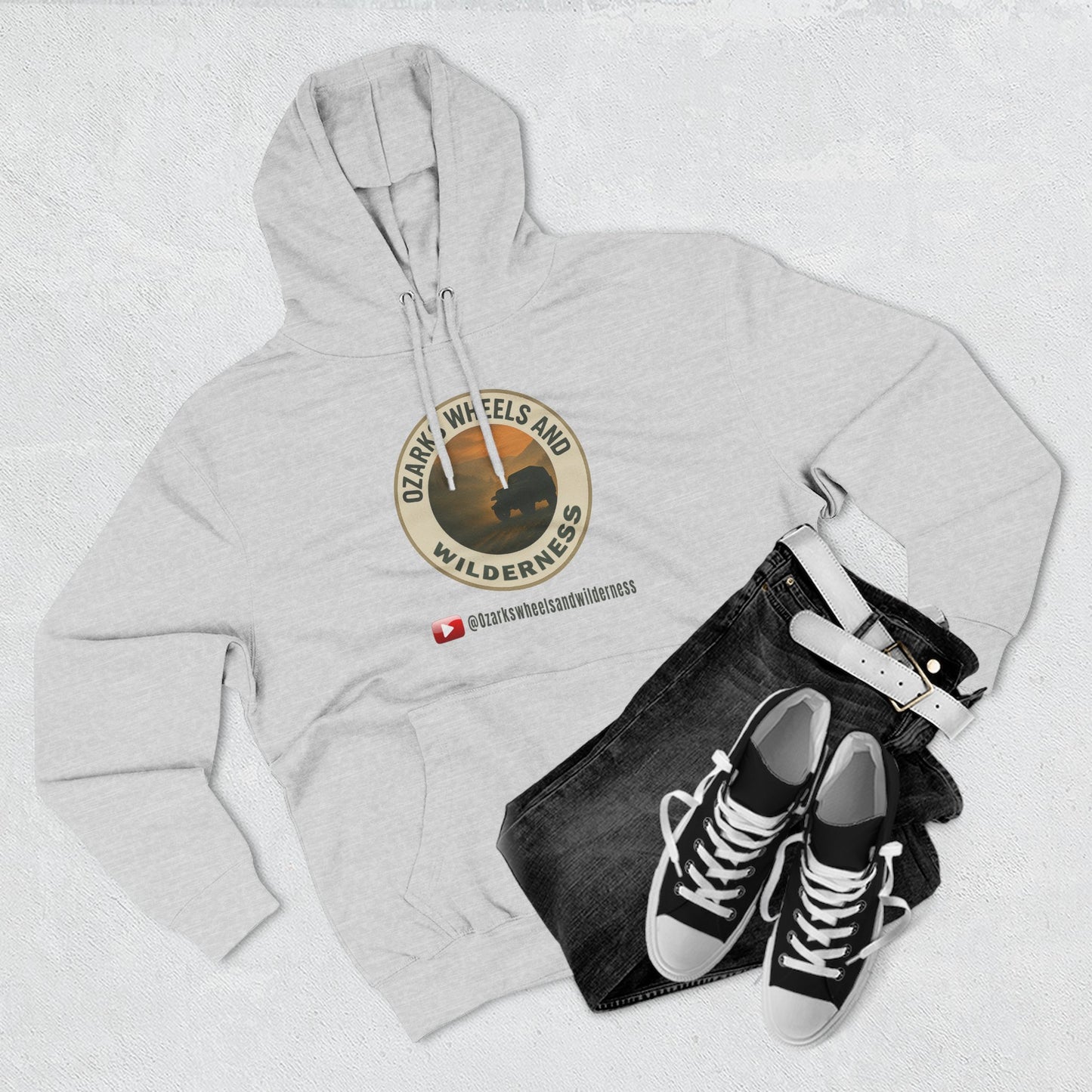 Ozarks Adventure Hoodie-Inspired Fleece Hoodie, Cozy Sweatshirt for Outdoor Lovers, Perfect Hiking Gift, Nature Vibes Hoodie, Wilderness Explorers Apparel