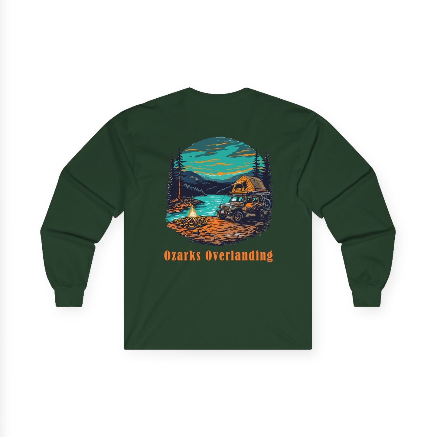 Ozarks Overlanding Long Sleeve Tee | Outdoor Adventure Shirt | Gift for Nature Lovers | Camping Apparel | Travel Tee | Unisex Long Sleeve