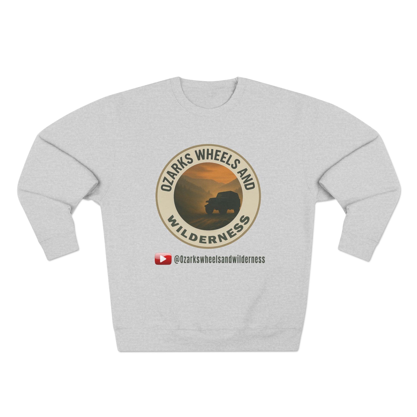 Ozarks Wheels and Wilderness Unisex Crewneck Sweatshirt | Adventure Apparel, Outdoorsy Gift, Cozy Layer, Nature Lover's Hoodie, Unique [...]