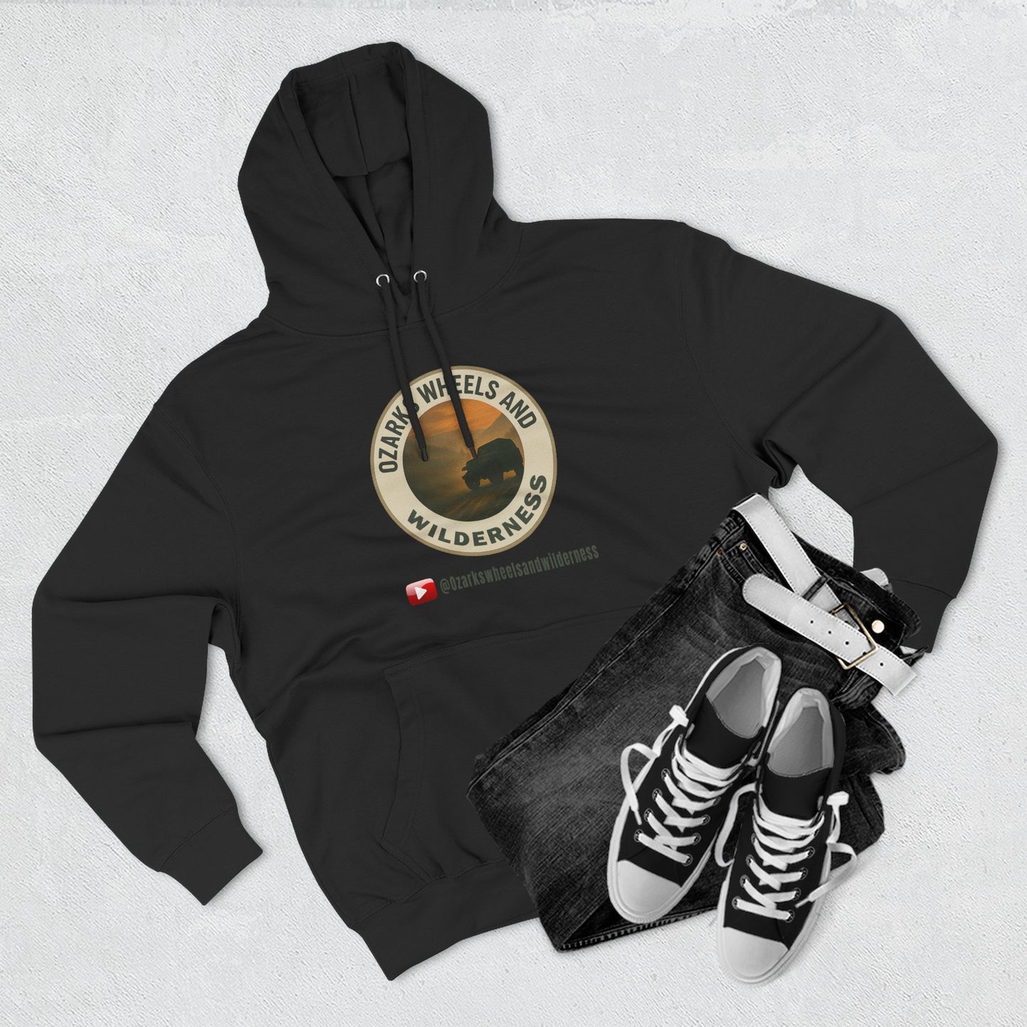 Ozarks Adventure Hoodie-Inspired Fleece Hoodie, Cozy Sweatshirt for Outdoor Lovers, Perfect Hiking Gift, Nature Vibes Hoodie, Wilderness Explorers Apparel